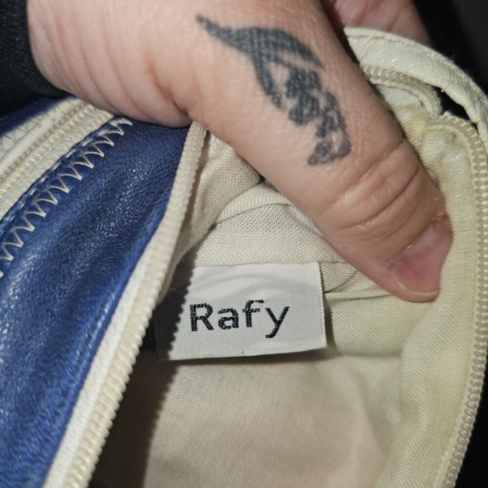 Vintage leather Patchwork Purse - image 5